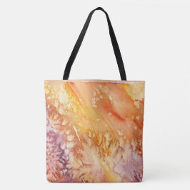 Abriek Roos Abstract ontwerp Tote Bag