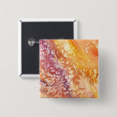 Abriek Roos Abstract ontwerp Vierkante Button 5,1 Cm (Voorkant /achterkant)