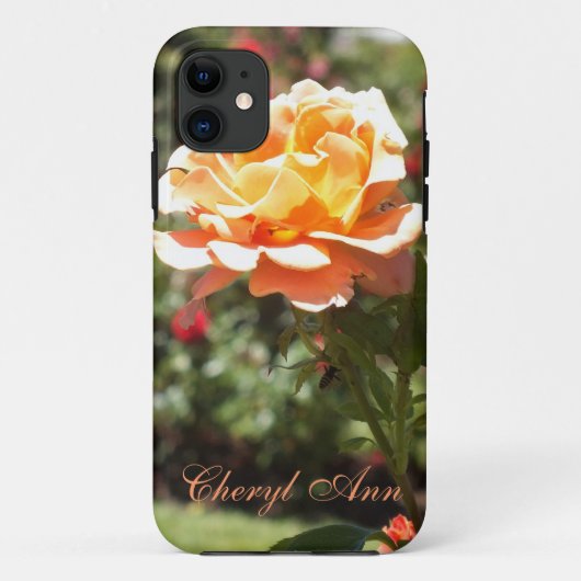 Abriek Roos iPhone 5 hoesje *personalize* (Achterkant)