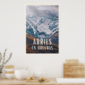 Abriès en Queyras Skiresort Poster (Keuken)