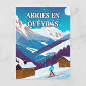 Abriès-en-Queyras: Weige d'Hiver, Authenticiteit Briefkaart (Voorkant)