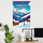 Abriès-en-Queyras: Weige d'Hiver, Authenticiteit Poster (Thuiskantoor)