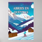 Abriès-en-Queyras: Weige d'Hiver, Authenticiteit Poster (Voorkant)