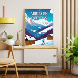 Abriès-en-Queyras: Weige d'Hiver, Authenticiteit Poster