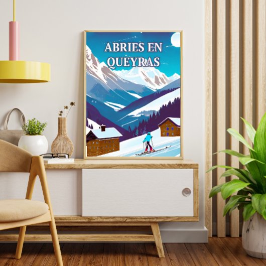 Abriès-en-Queyras: Weige d'Hiver, Authenticiteit Poster
