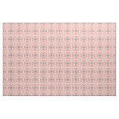 Abrikoos abstract bloemmotief stof (Fat Quarter)