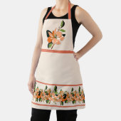 Abrikoos Azalea op Crème Schort (Insitu)