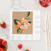 Abrikoos Azalea op Tan Servet (Insitu)