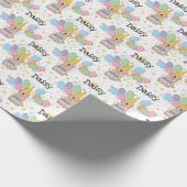 Abrikoos Cockapoo Cavapoo Hond Verjaardag Cadeaupapier (Hoek)