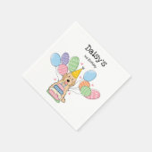 Abrikoos Cockapoo Cavapoo Verjaardagsfeestpapier Servet (Hoek)