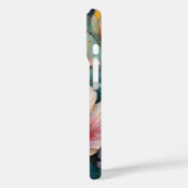 Abrikoos Cosmos bloem op turquoise achtergrond Case-Mate iPhone Case (Achterkant / Links)