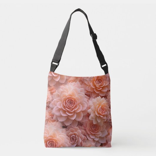 Abrikoos Crush Kleur van het Jaar 2024 Crossbody Tas (Voorkant)