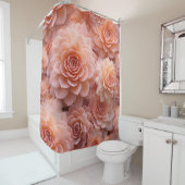 Abrikoos Crush Kleur van het Jaar 2024 Douchegordijn (In situ)
