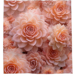 Abrikoos Crush Kleur van het Jaar 2024 Douchegordijn