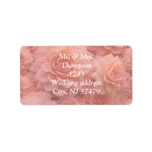 Abrikoos Crush Succulente Kleuren voor 2024 Etiket