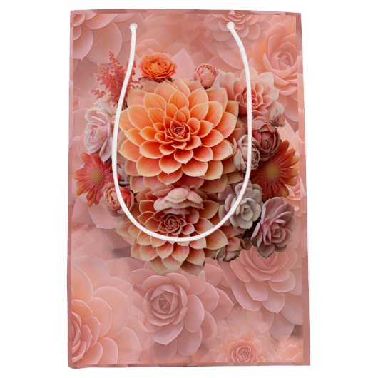 Abrikoos Crush Succulente Kleuren voor 2024 Medium Cadeauzakje (Voorkant)