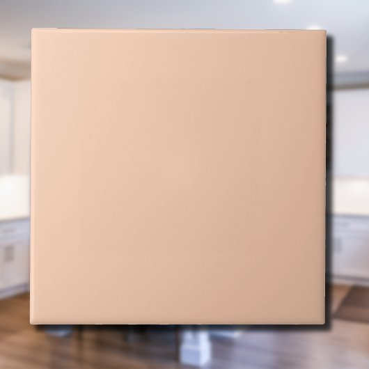 Abrikoos effen kleur | Klassiek | Elegant Tegeltje