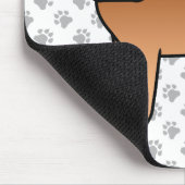 Abrikoos Engelse Mastiff Lieve Cartoon Hond Muismat (Hoek)