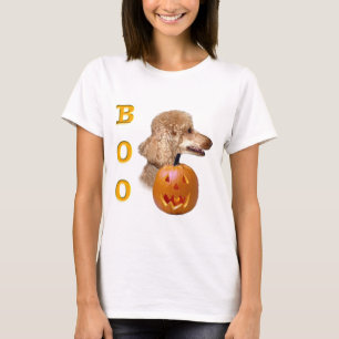 Abrikoos gecoate poedelzak Boo T-shirt