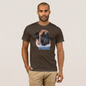 Abrikoos Mastiff Naam T-shirt (Voorkant volledig)