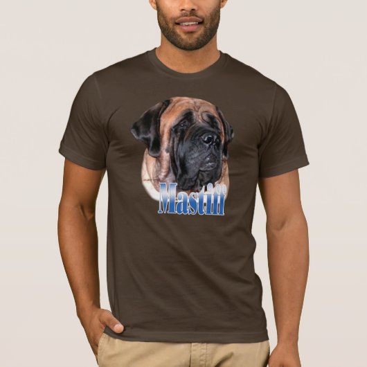 Abrikoos Mastiff Naam T-shirt (Voorkant)
