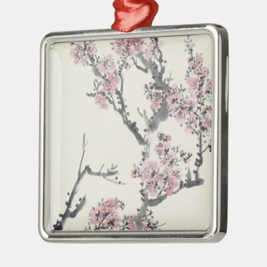 Abrikoos Metalen Ornament (Links)