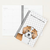 Abrikoos Parti-kleur Mini Goldendoodle Hond Planner (Display)
