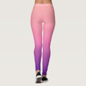 Abrikoos tot Paarse Leggings (Achterkant)