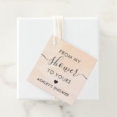 Abrikoos Van Mijn Bruisfeest Naar Jouw, Bruidsfees Bedankjes Labels (In situ)