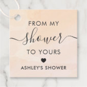 Abrikoos Van Mijn Douche Naar De Jouwe, Bruidsshow Bedankjes Labels (Voorkant)