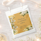 abrikoos  wit Margaret Flower Elegance Bedankzakje (Geknipt)