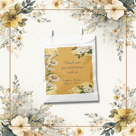 abrikoos  wit Margaret Flower Elegance Bedankzakje