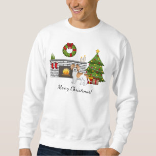 Abrikoos & Witte Mini Goldendoodle - Kerst Kamer Trui