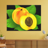 Abrikozen Canvas Afdruk (Insitu (Woonkamer))