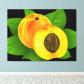 Abrikozen Canvas Afdruk (Insitu (Houten vloer))