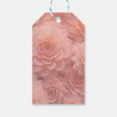 Abrikozen Crush Succulente Kleuren Cadeaulabel (Achterkant)