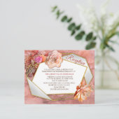 Abrikozen Crush Succulente Kleuren Kaart (Staand voorkant)