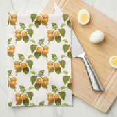  Abrikozen fruitboomgaard Theedoek (Quarter Fold)