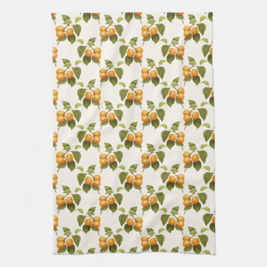  Abrikozen fruitboomgaard Theedoek (Verticaal)