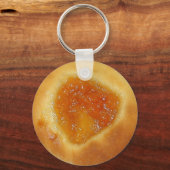 Abrikozen Kolache-sleutelhanger Sleutelhanger (Voorkant)