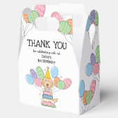 Abrikozen Labradoodle Verjaardag Bedankt Favoriet  Bedankdoosjes (Geopend)