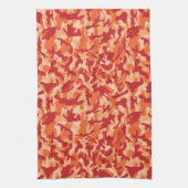 Abrikozen Lava Camouflage Theedoek (Verticaal)