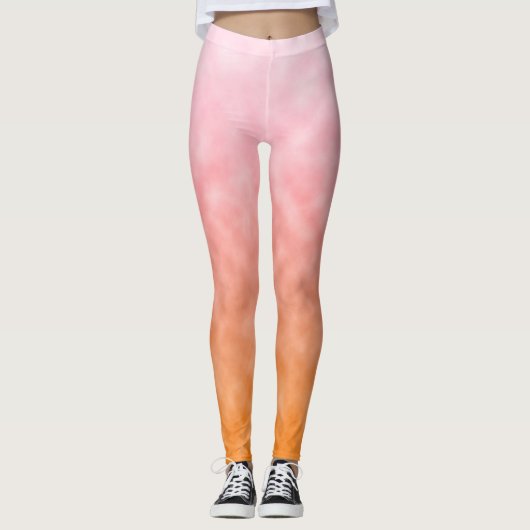 Abrikozen luchten leggings (Voorkant)