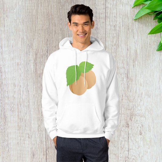 Abrikozen Mannen Hoodie