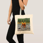 Abrikozen Poedel - Aanpasbaar Cadeau Tote Bag (Voorkant (product))