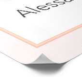 Abrikozen, Poster met botanische illustratie (Hoek)