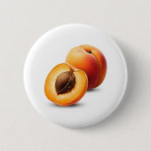 Abrikozen Ronde Button 5,7 Cm (Voorkant)