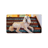 Abrikozen standaard poedel - Bocelli Etiket (Voorkant)