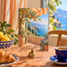 Abrikozen Terras Kunstprint