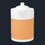Abrikozen Theepot<br><div class="desc">Apricot (solid color)</div>